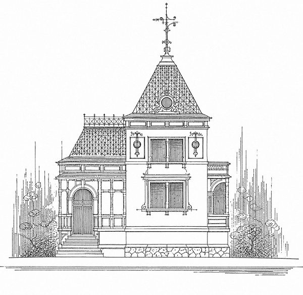 historische Straßenansicht