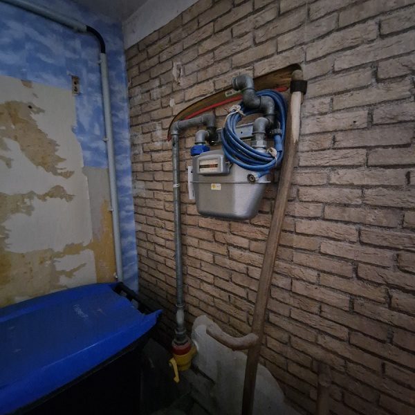 zusätzlich vorhandener Gasanschluss